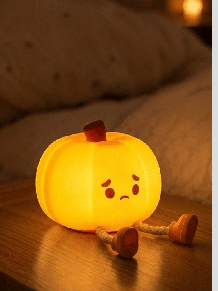 Dylviw Pumpkin Night Light – Cute Silicone Touch Lamp, Dimmable & USB Rechargeable Dylviw Pumpkin Night Light – Cute Silicone Touch Lamp, Dimmable & USB Rechargeable
