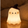 Ghostess Night Light – Squishy Silicone Touch Lamp, Dimmable & USB Rechargeable