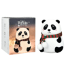 Cute Panda Silicone Night Light with Scarf – Soft LED Bedside Lamp, USB Rechargeable