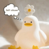 Cute Duck Night Lamp – Soft Silicone LED Touch Light, USB Rechargeable