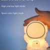 Astronaut Night Light – Soft Silicone Color-Changing Touch Lamp, USB Rechargeable