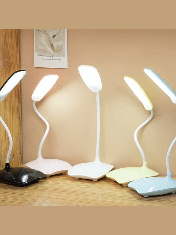 Stylish LED Desk Lamp – 3-Level Dimmable, 360° Adjustable Study Light