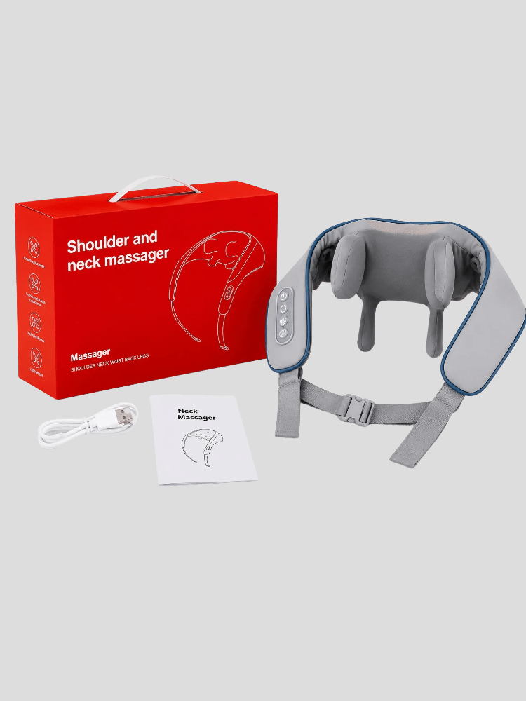 Neck Massager with Heat – Shiatsu 4D Kneading Shoulder & Neck Massager Neck Massager with Heat – Shiatsu 4D Kneading Shoulder & Neck Massager