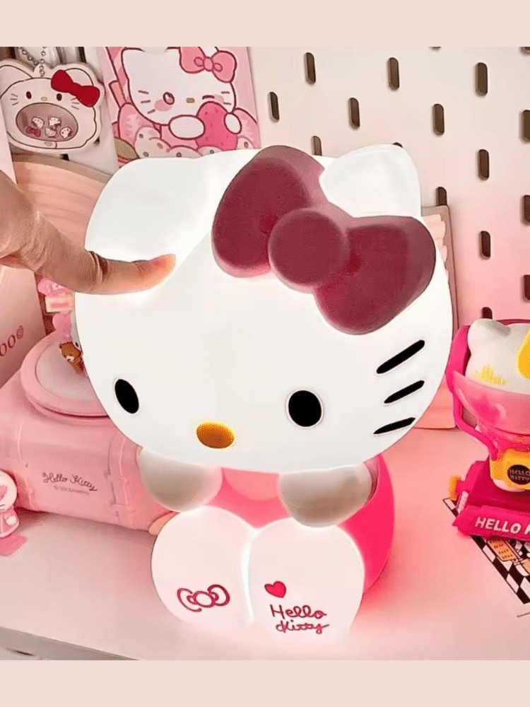 Cute Cat Character Night Lamp – Small Soft Ambient Light for Bedroom & Desk
