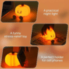 Dylviw Pumpkin Night Light – Cute Silicone Touch Lamp, Dimmable & USB Rechargeable Dylviw Pumpkin Night Light – Cute Silicone Touch Lamp, Dimmable & USB Rechargeable
