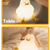 Cute Duck Night Lamp – Soft Silicone LED Touch Light, USB Rechargeable