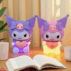 Cute Purple Character Silicone Night Light YH-335 – Pat Touch Sensor LED Lamp, USB Rechargeable