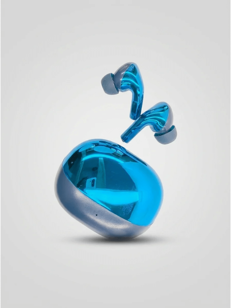 Buds Pro 4 Wireless Earbuds (Blue) – 3-Voice Changer, Volume Control, HD Sound with Mic Buds Pro 4 Wireless Earbuds (Blue) – 3-Voice Changer, Volume Control, HD Sound with Mic