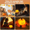 Dylviw Pumpkin Night Light – Cute Silicone Touch Lamp, Dimmable & USB Rechargeable Dylviw Pumpkin Night Light – Cute Silicone Touch Lamp, Dimmable & USB Rechargeable