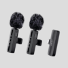 BX-116 Double Wireless Lavalier Microphone – ANC Noise Cancellation, iPhone & Type-C, Plug & Play-Martgoz BX-116 Double Wireless Lavalier Microphone – ANC Noise Cancellation, iPhone & Type-C, Plug & Play