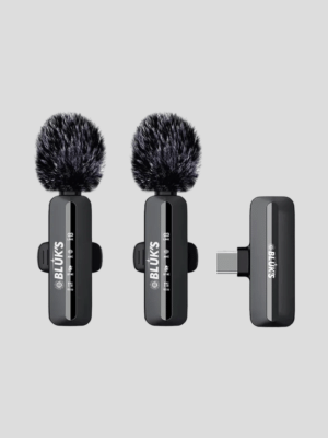 BX-116 Double Wireless Lavalier Microphone – ANC Noise Cancellation, iPhone & Type-C, Plug & Play-Martgoz BX-116 Double Wireless Lavalier Microphone – ANC Noise Cancellation, iPhone & Type-C, Plug & Play