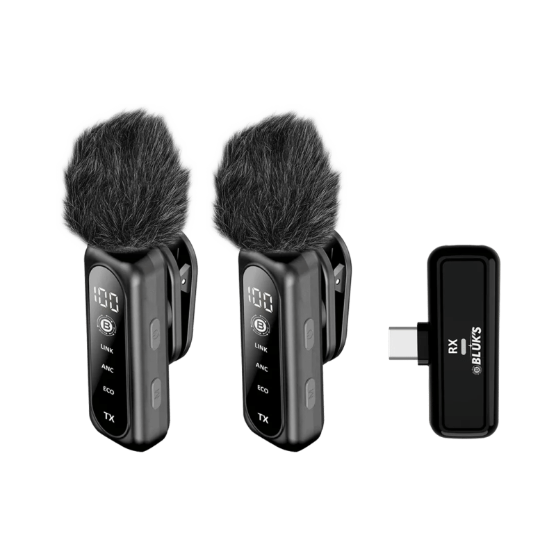 BX-119-1.png BX-119 Dual Wireless Microphone System with ANC