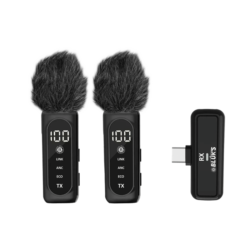 BX-119-2.png BX-119 Dual Wireless Microphone System with ANC