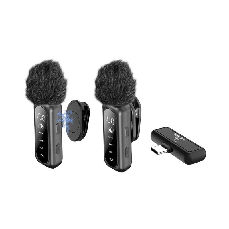 BX-119-3.png BX-119 Dual Wireless Microphone System with ANC