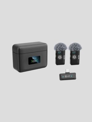 BX-20 Dual Lavalier Wireless Microphone with ANC & ENC-Martgoz BX-20 Dual Lavalier Wireless Microphone with ANC & ENC