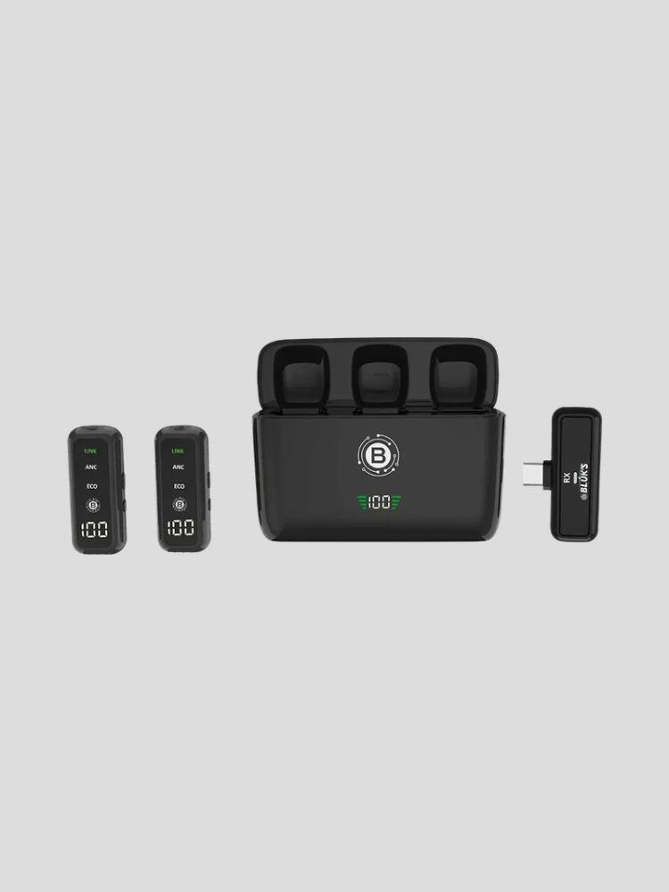 BX-22 Dual Lavalier Wireless Microphone with ANC