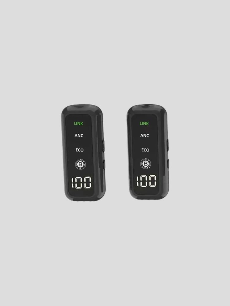 BX-22 Dual Lavalier Wireless Microphone with ANC
