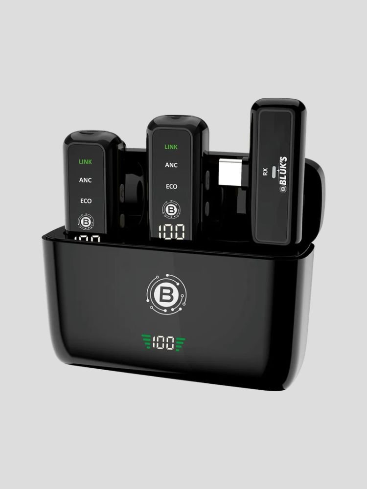BX-22 Dual Lavalier Wireless Microphone with ANC