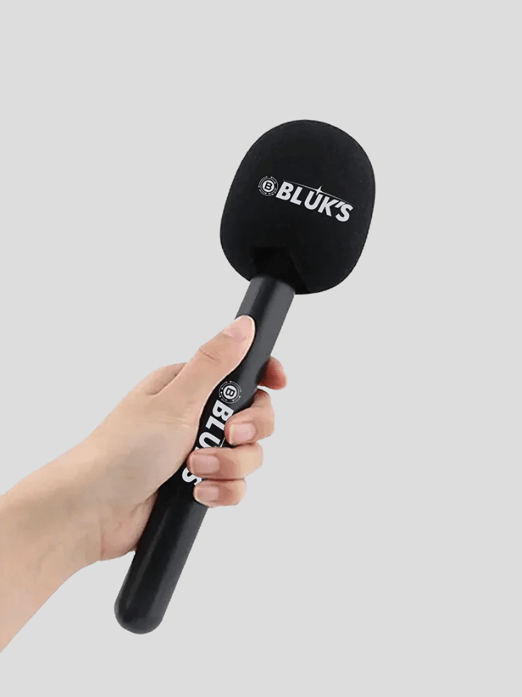 Bx-117 Lavalier Microphone Handle Kit with Foam Windscreen – Handheld Mic Grip for Interviews & Live Recording (Black)-Martgoz Bx-117 Lavalier Microphone Handle Kit with Foam Windscreen – Handheld Mic Grip for Interviews & Live Recording (Black)