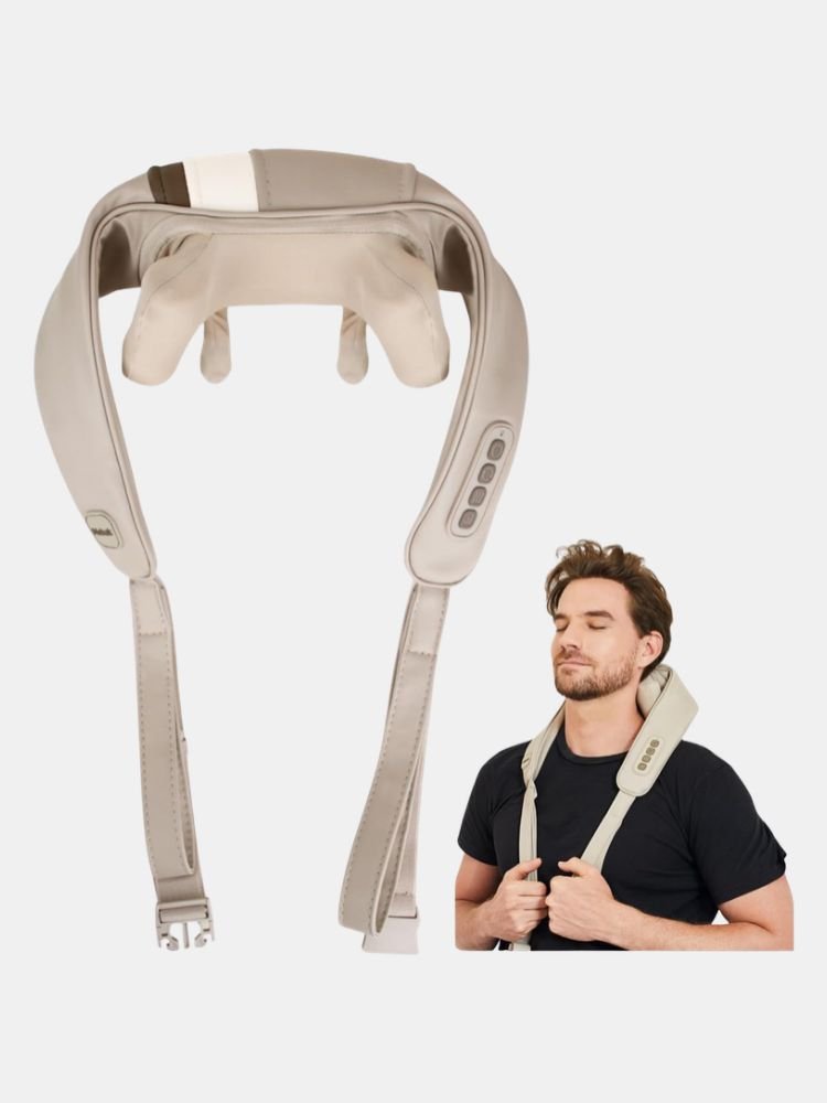 Neck Massager with Heat – Shiatsu 4D Kneading Shoulder & Neck Massager- Martgoz (1) Neck Massager with Heat – Shiatsu 4D Kneading Shoulder & Neck Massager- Martgoz